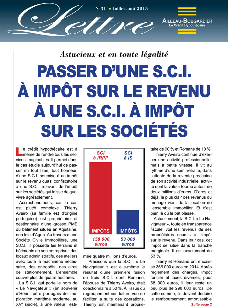 lettre d impot