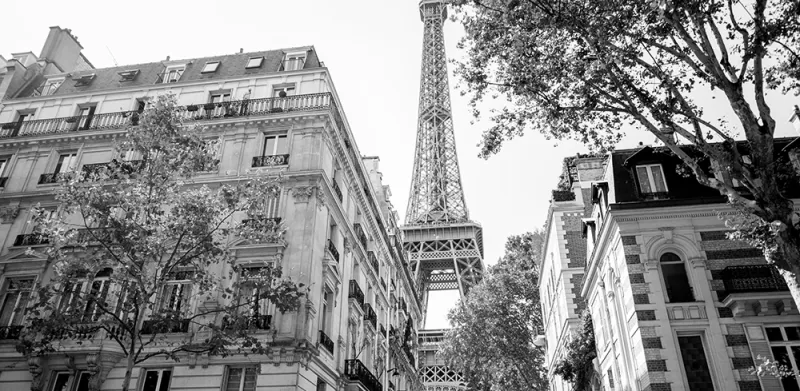 Immeubles Parisiens et Tour Eiffel