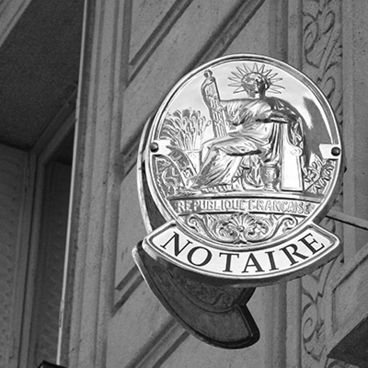 Plaque Notaire