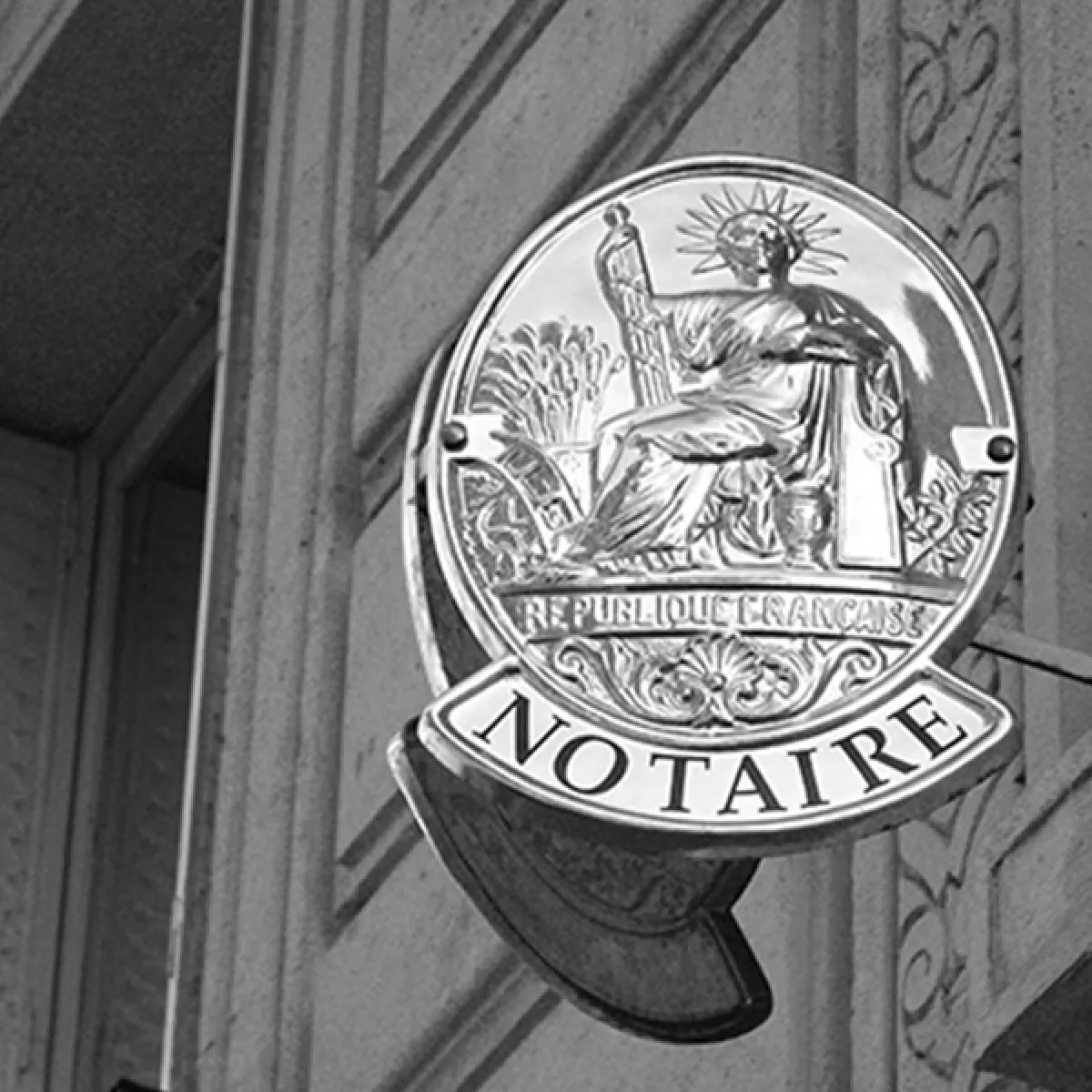 Plaque Notaire